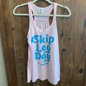 “Skip Leg Day Be A Mermaid” Tank